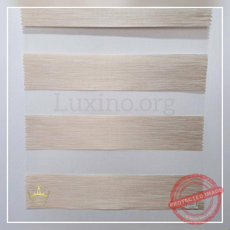 پرده زبرا ساده طرح وودن 433102 wooden لوکسینو
