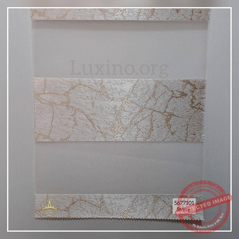 پرده زبرا طرح استون 5677101 Stone لوکسینو
